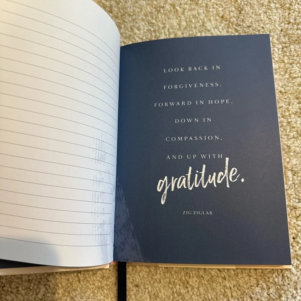 Simply Grateful Journal in Cream